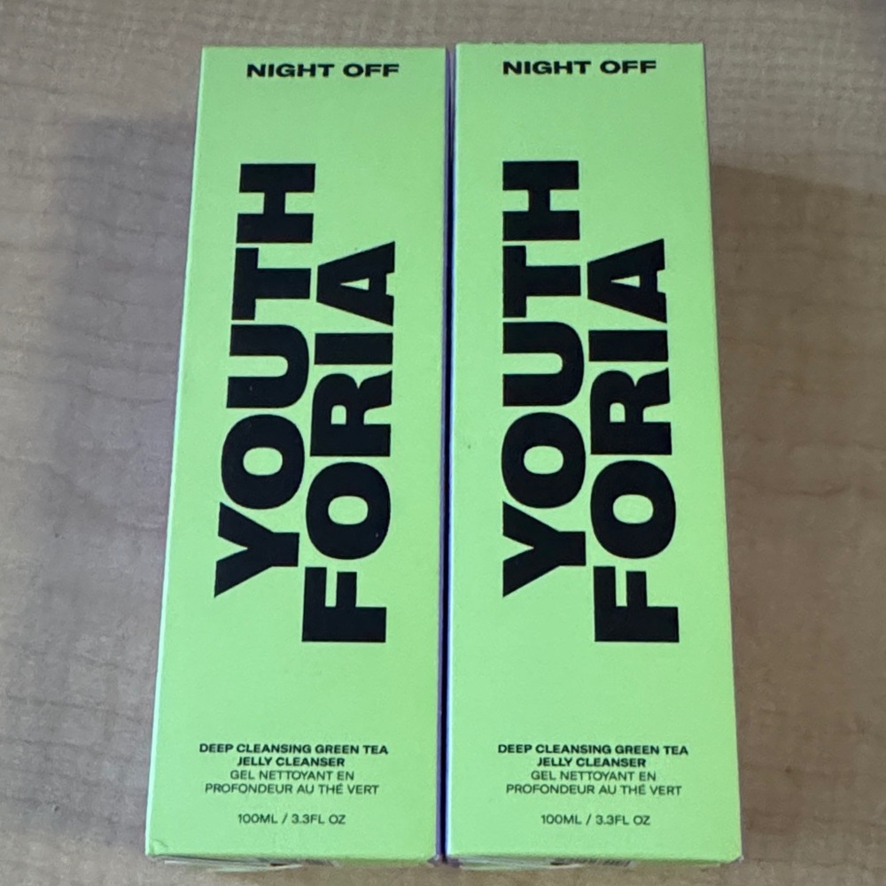 Youthforia Night Off Deep Cleansing Green Tea Jelly Cleanser (Two)